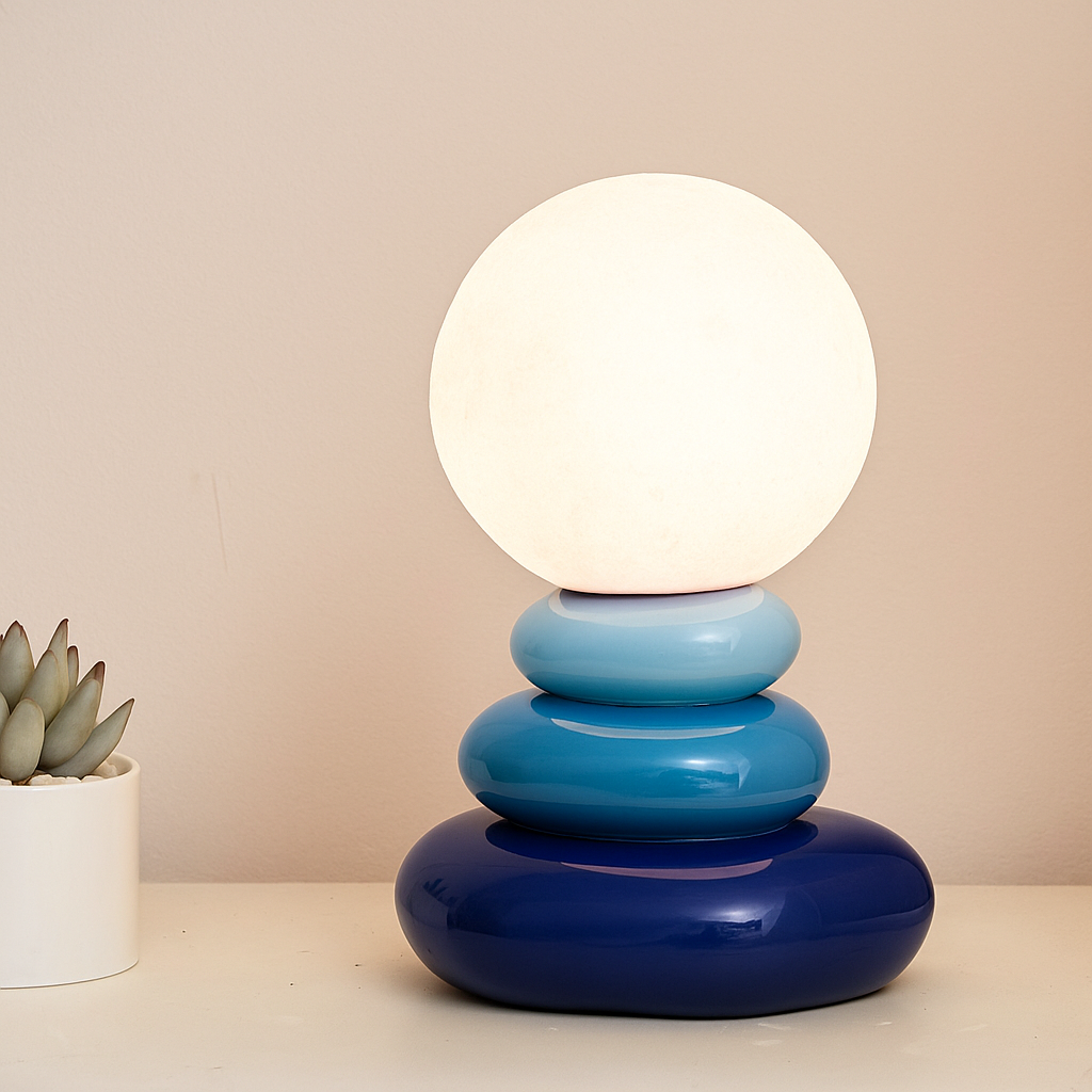 Ceramic Table Lamp - Modern USB-Powered Design for Bedroom & Desk 5