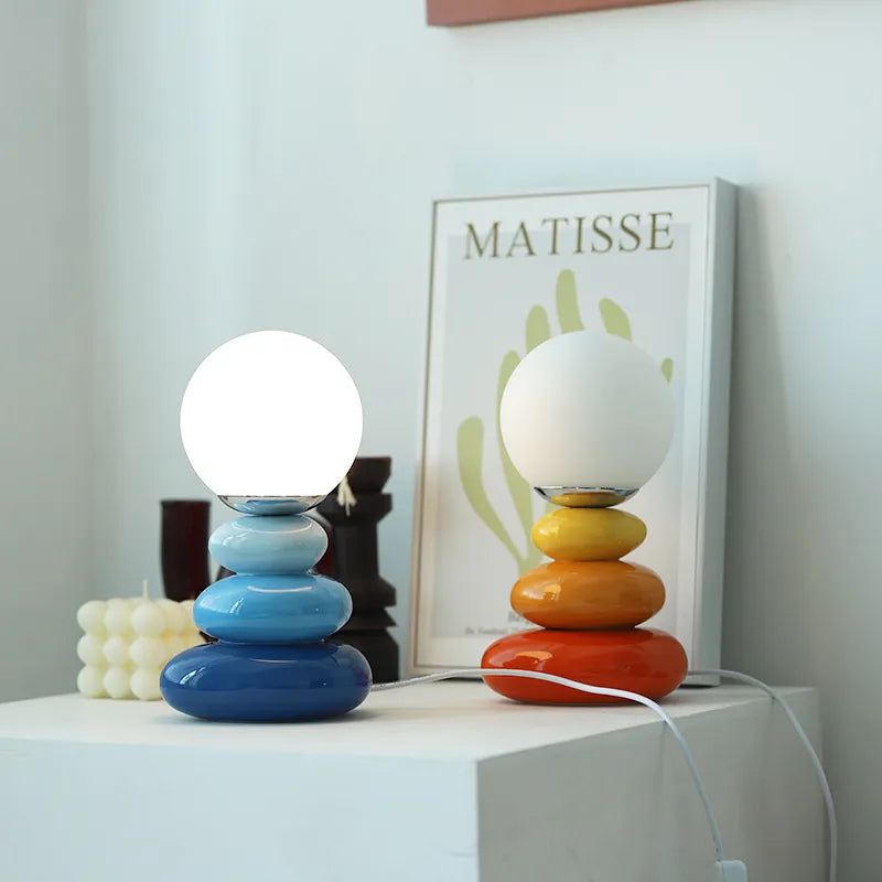 Ceramic Table Lamp - Modern USB-Powered Design for Bedroom & Desk 8