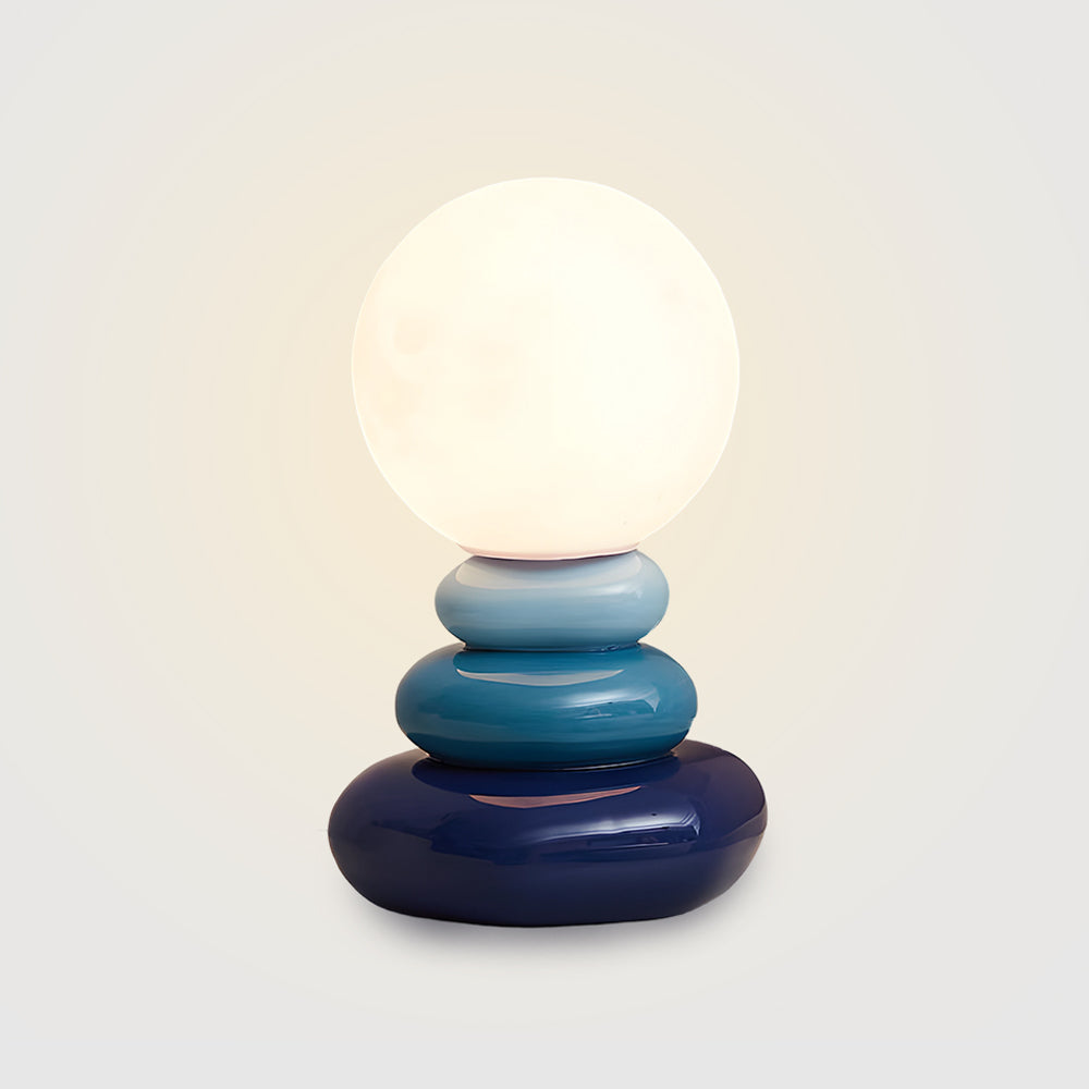 Ceramic Table Lamp - Sculptural Design for Minimalist Bedroom or Living Room 0