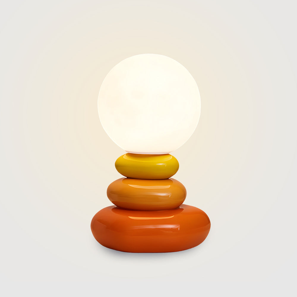 Ceramic Table Lamp - Sculptural Design for Minimalist Bedroom or Living Room 7