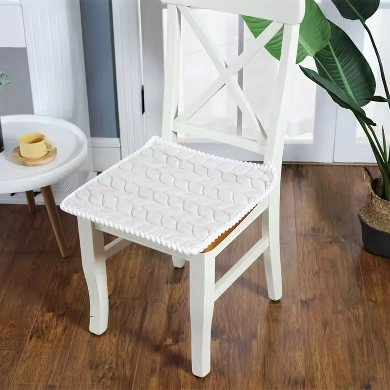 Chair Seat Cushion, Quilted Pattern, Zippered Cover, Six Color Options 5