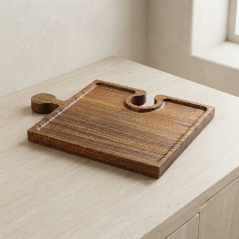 Charcuterie Board Set Interlocking Serving Trays 01