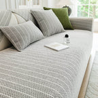 Chenille Sofa Cover - Pet-Friendly Protection & Easy Care for Couches 0