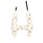 Cotton Blend Child Car Headrest Pillow with Adjustable Straps 6