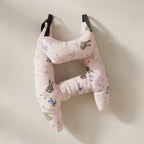 Cotton Blend Child Car Headrest Pillow with Adjustable Straps 1