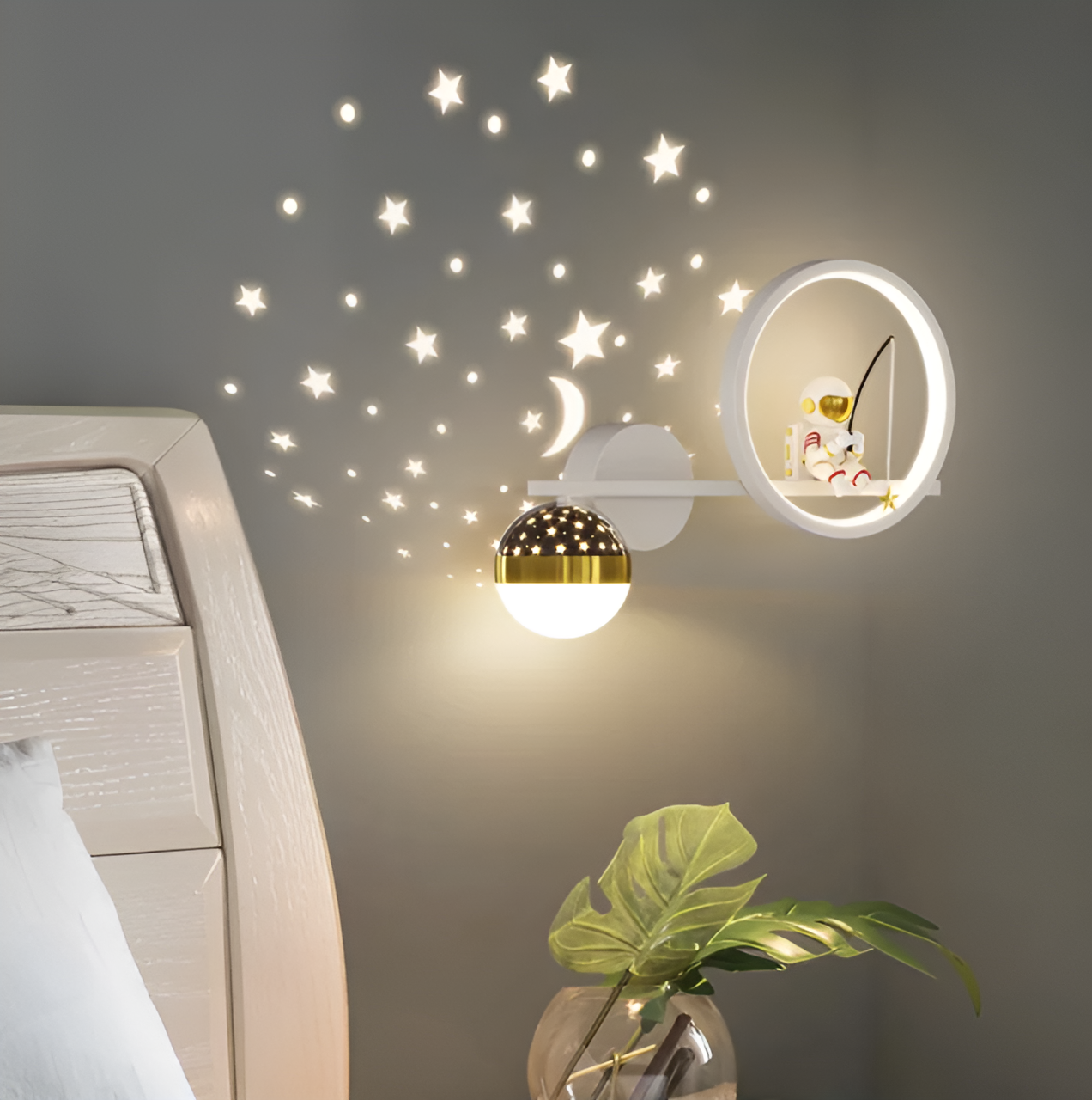 Children's Wall Lamp - Transformative Star Projection Light 3