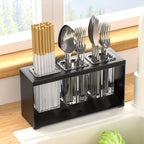 Chopstick Holder - Compact Kitchen Organizer with Water Drain Design 1
