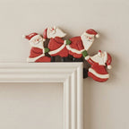 Wooden Christmas Reindeer Door Frame Decoration Gift Design 1