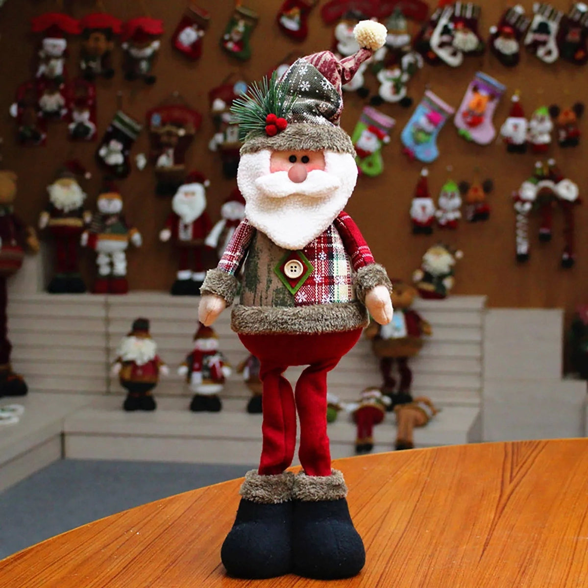 Christmas Plush Decorations - Soft & Stretchy Holiday Figures 0