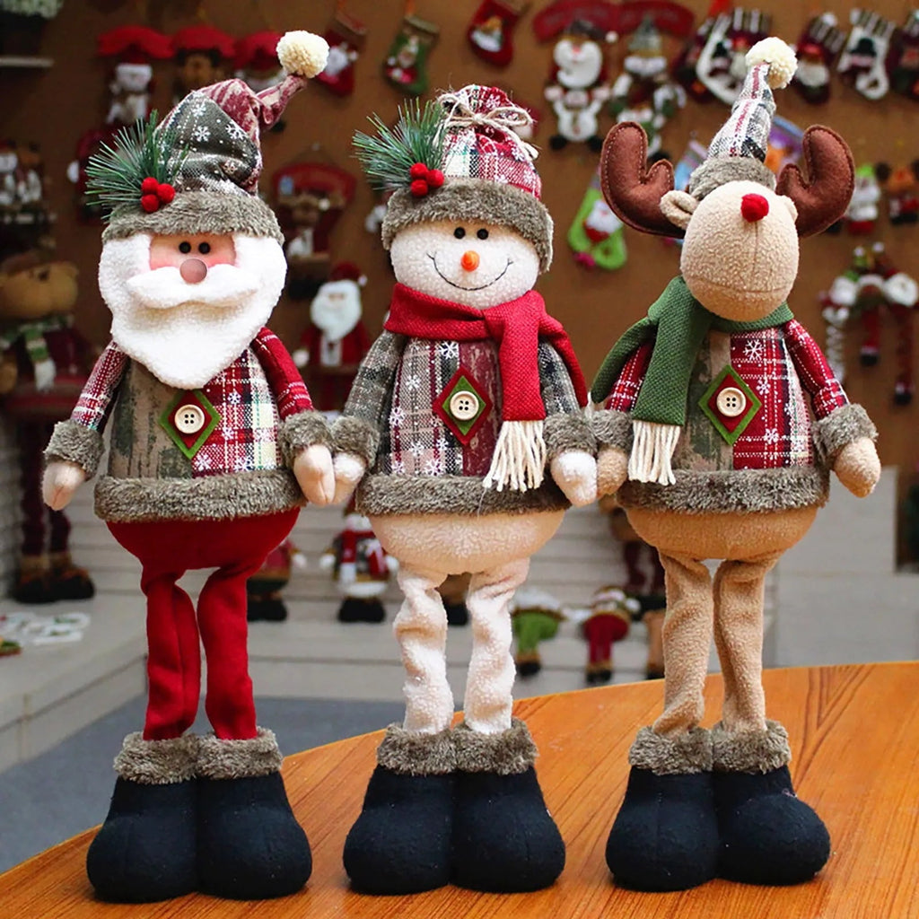 Christmas Plush Decorations - Soft & Stretchy Holiday Figures 1