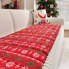 Padded Christmas Sofa Cushion Quilted Winter Pattern 6