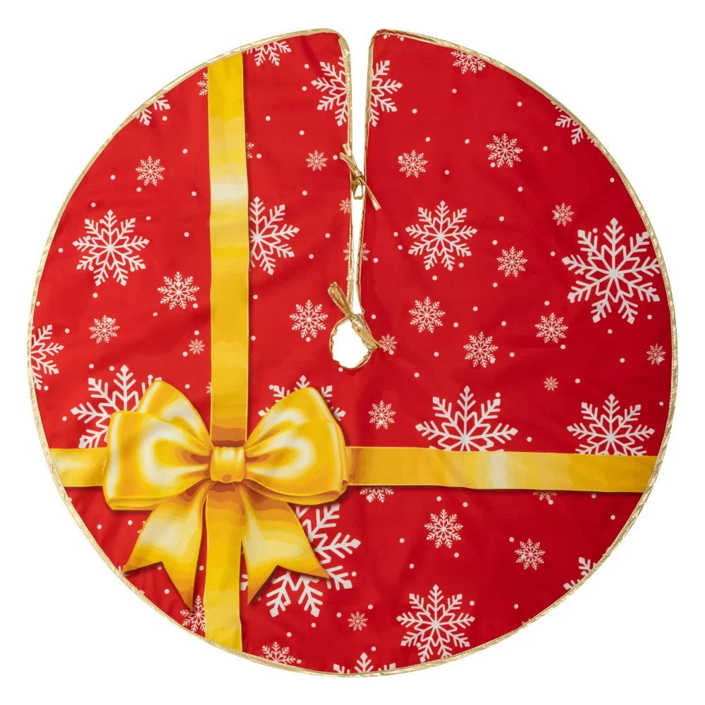 Christmas Wrapping Paper Roll with Red Snowflake Design and Black White Plaid Ribbon – Durable Gift Wrap for Festive Occasions 7