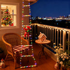 Climbing Santa Ladder Set - USB-Powered Outdoor Christmas Decoration 7