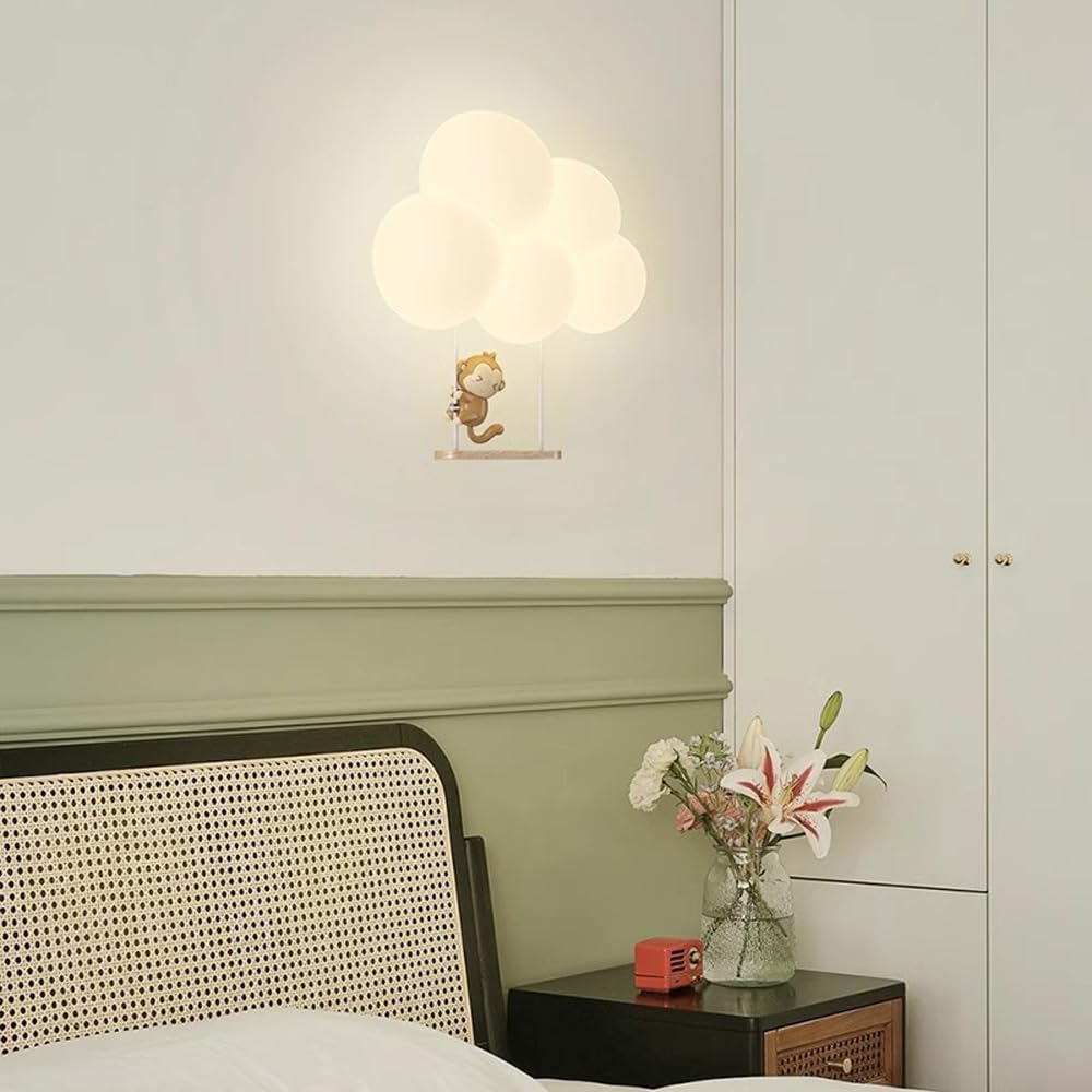 Cloud Wall Sconce - Soft LED Lighting for Kids' Rooms and Nurseries 4
