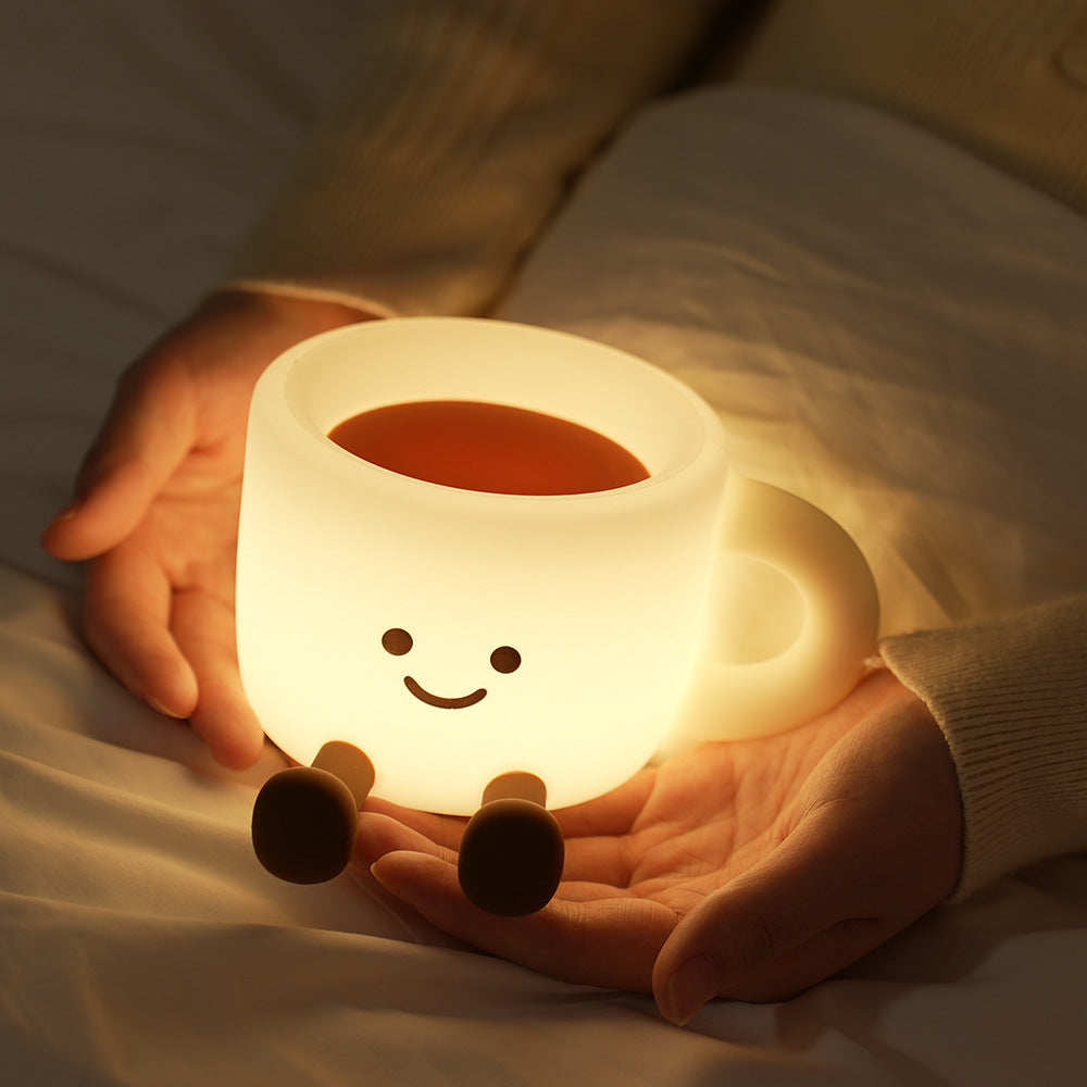 Coffee Cup Night Light - Soft Glow for Cozy Atmosphere & Relaxation 0