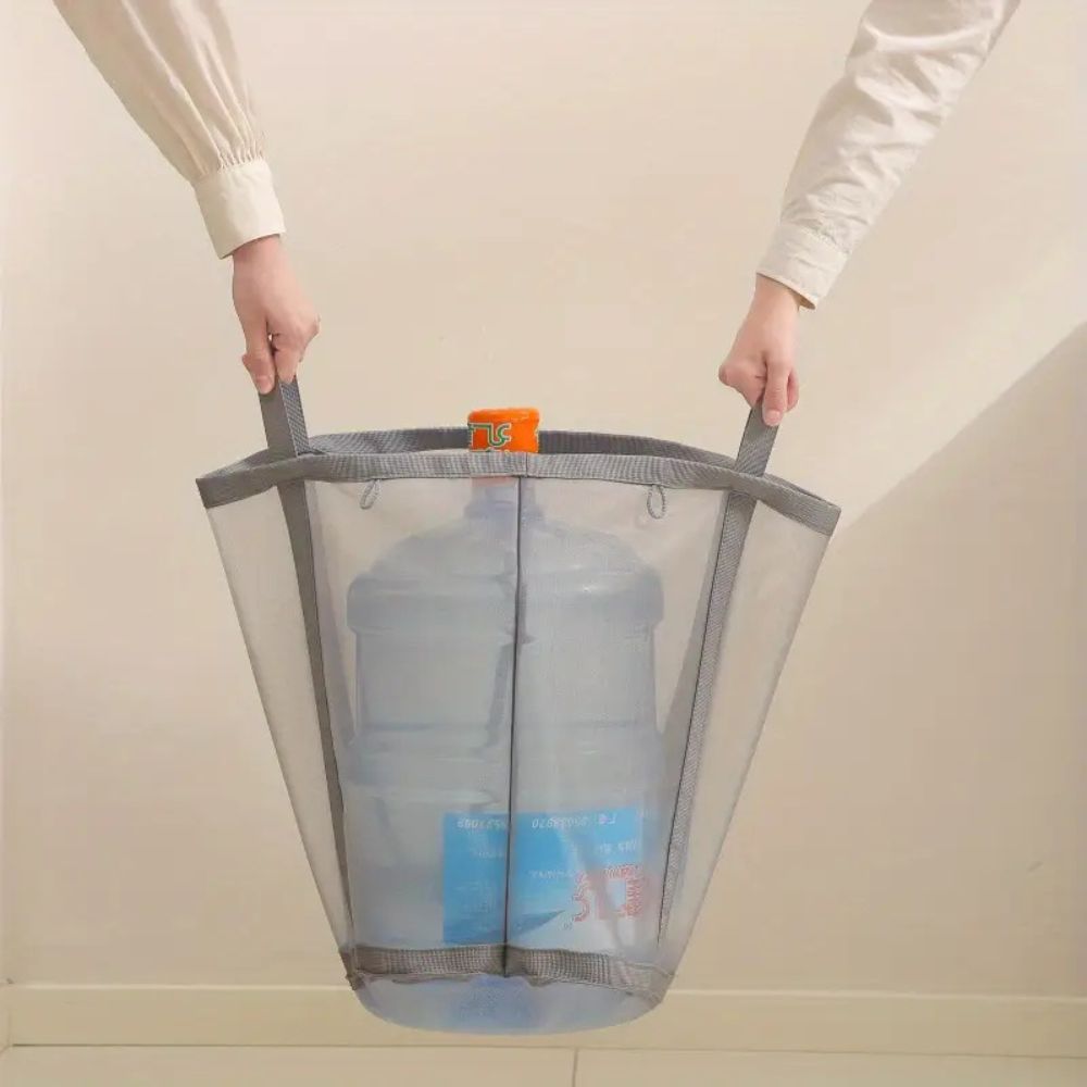 Collapsible Laundry Basket - Space-Saving Mesh Design for Fresh Clothes 3