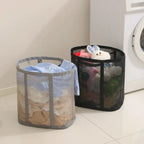 Collapsible Laundry Basket - Space-Saving Mesh Design for Fresh Clothes 7