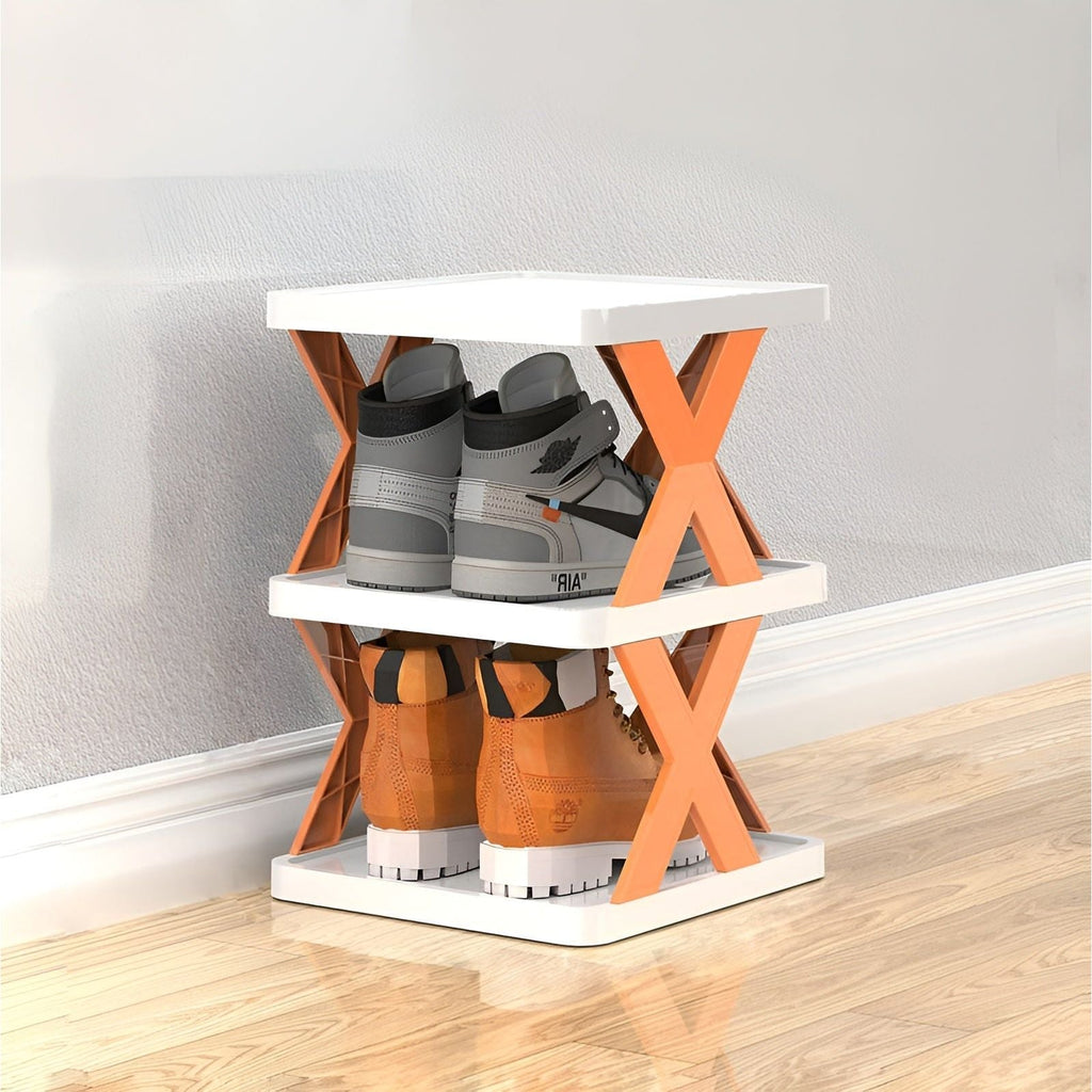 Collapsible Shoe Rack - Space-Saving Multi-Layer Shoe Organizer 0
