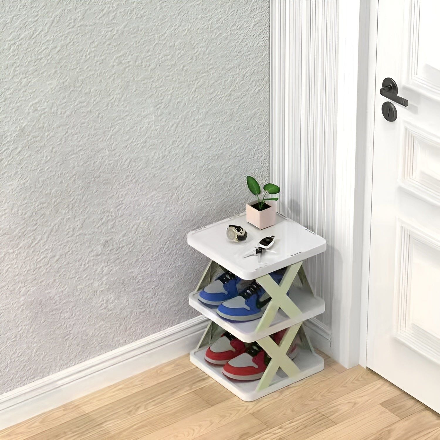 Collapsible Shoe Rack - Space-Saving Multi-Layer Shoe Organizer 1
