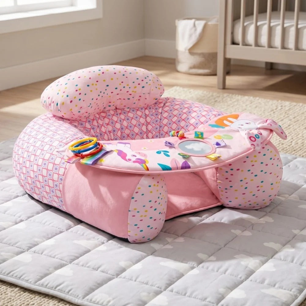 Inflatable Baby Sofa Cushion for Sitting Support with Play Tray 1