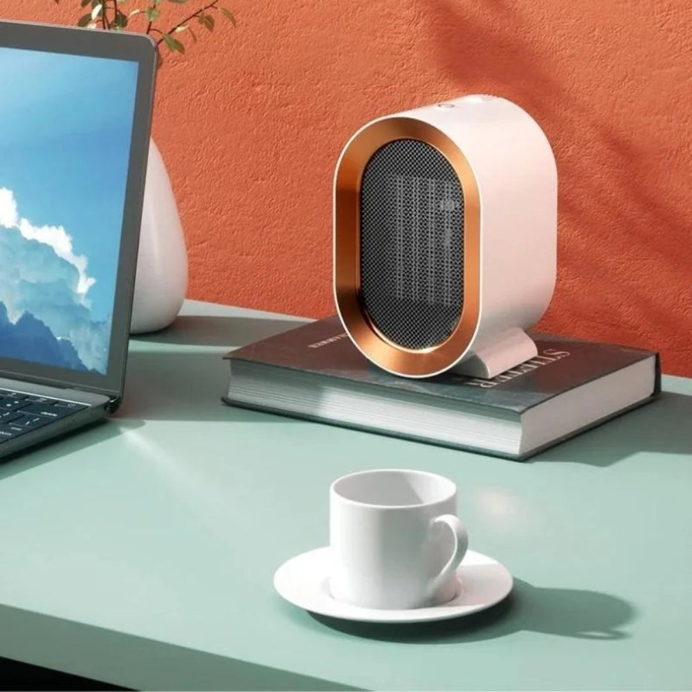 Mini Space Heater – Adjustable Thermostat, Quiet & Energy-Efficient Room Heating 1