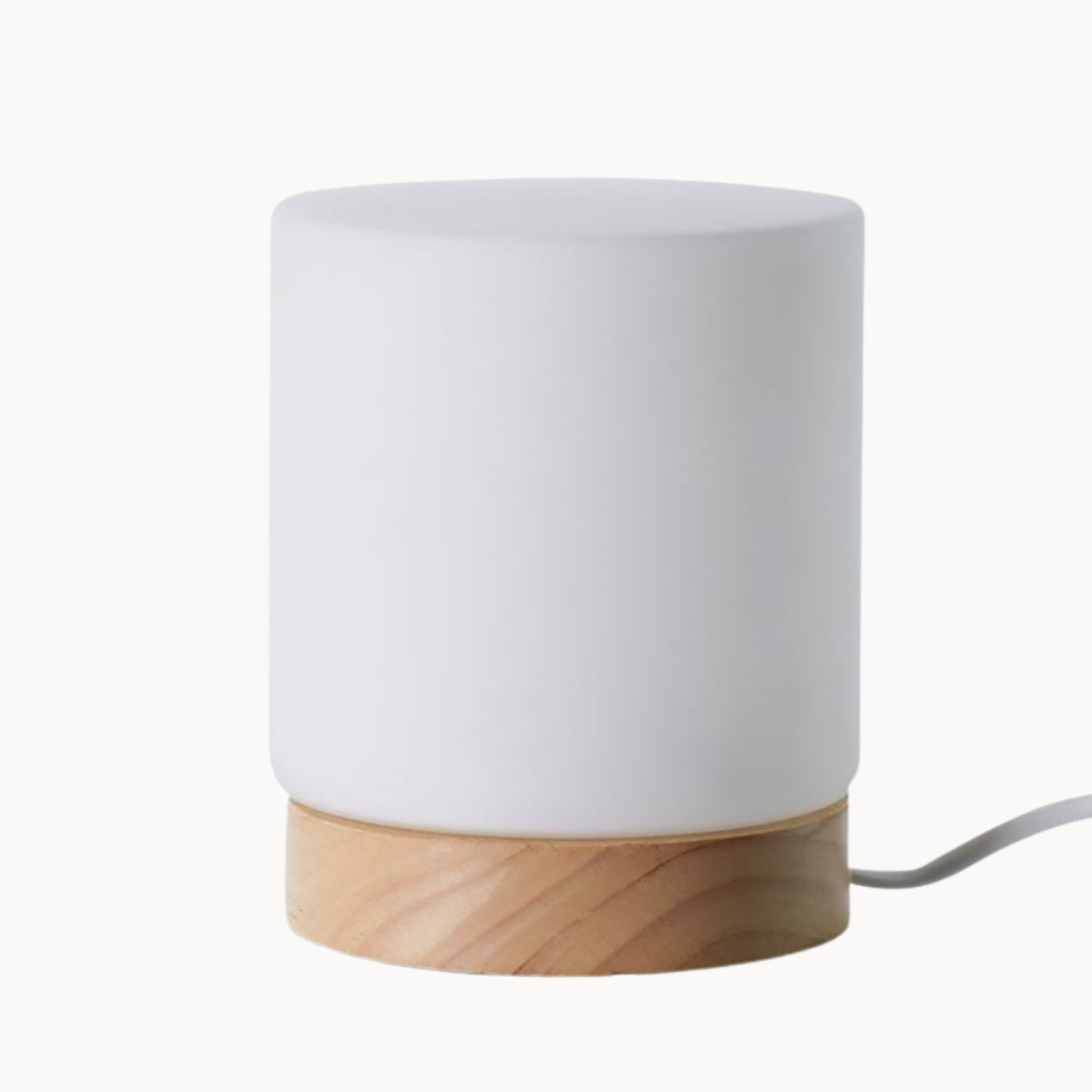 Compact Touch Activated Mini Table Lamp with 360° LED Lighting – Modern Cordless Design for Nightstands and Desks 1