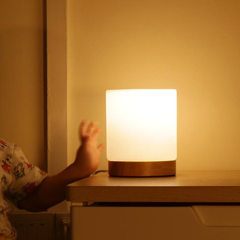 Compact Touch Activated Mini Table Lamp with 360° LED Lighting – Modern Cordless Design for Nightstands and Desks 5