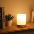 Compact Touch Activated Mini Table Lamp with 360° LED Lighting – Modern Cordless Design for Nightstands and Desks 6