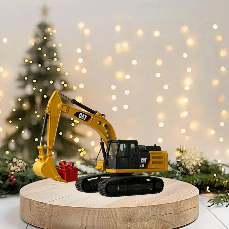 Construction Vehicle Advent Calendar with 24 Die-Cast Miniatures and Moving Parts