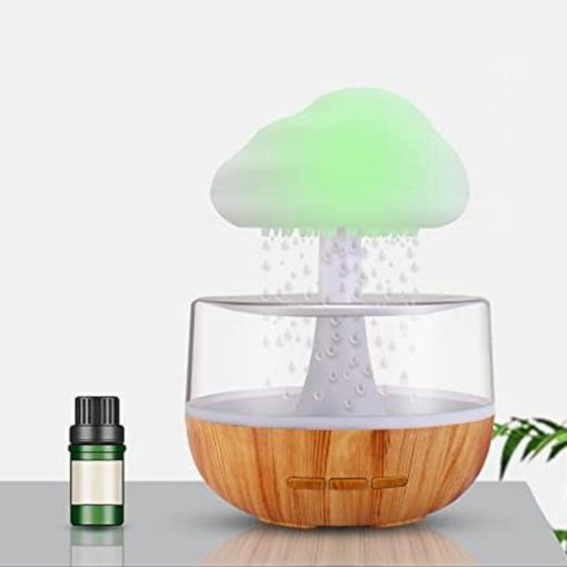 Cool Mist Humidifier and Essential Oil Diffuser for Bedroom - Quiet Operation, Unique Rain Cloud Design, Air Humidifier 2