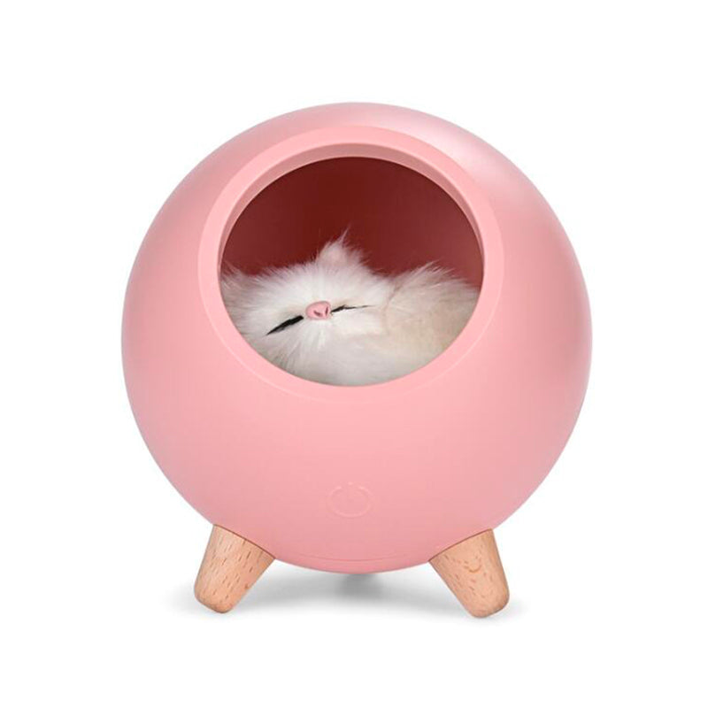 Cordless Cat Bedside Lamp - Soft Glow & Touch Control for Kids 2