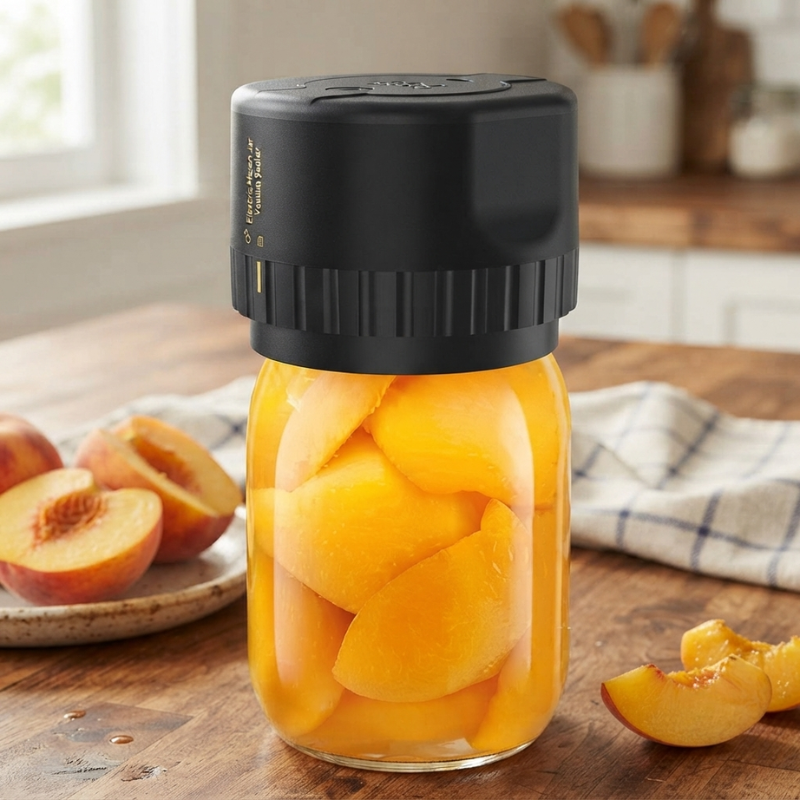 Cordless Electric Mason Jar Vacuum Sealer USB Rechargeable 03