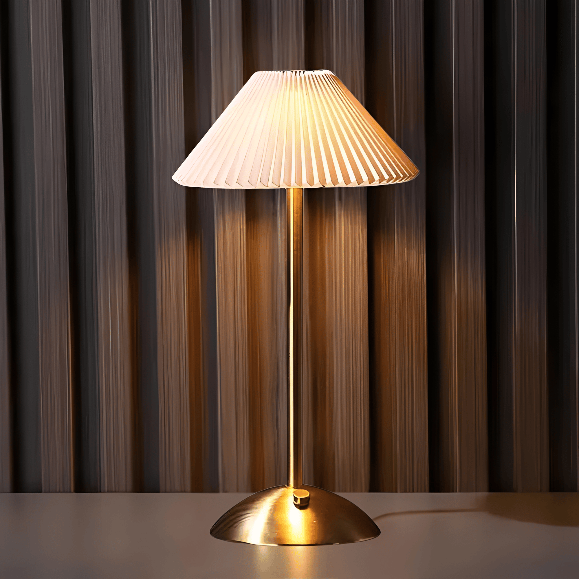 Cordless LED Desk Lamp - Modern Black Design with Adjustable Brightness 1