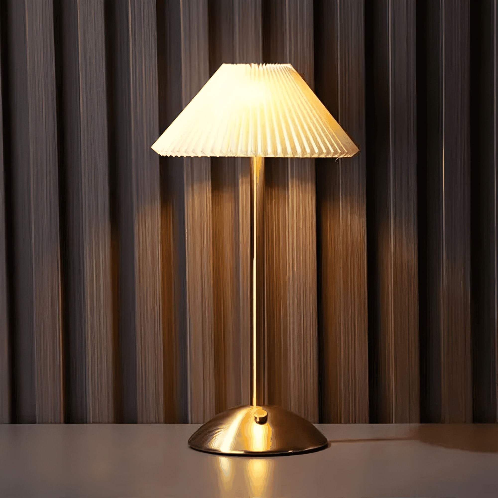 Cordless LED Desk Lamp - Modern Black Design with Adjustable Brightness 2