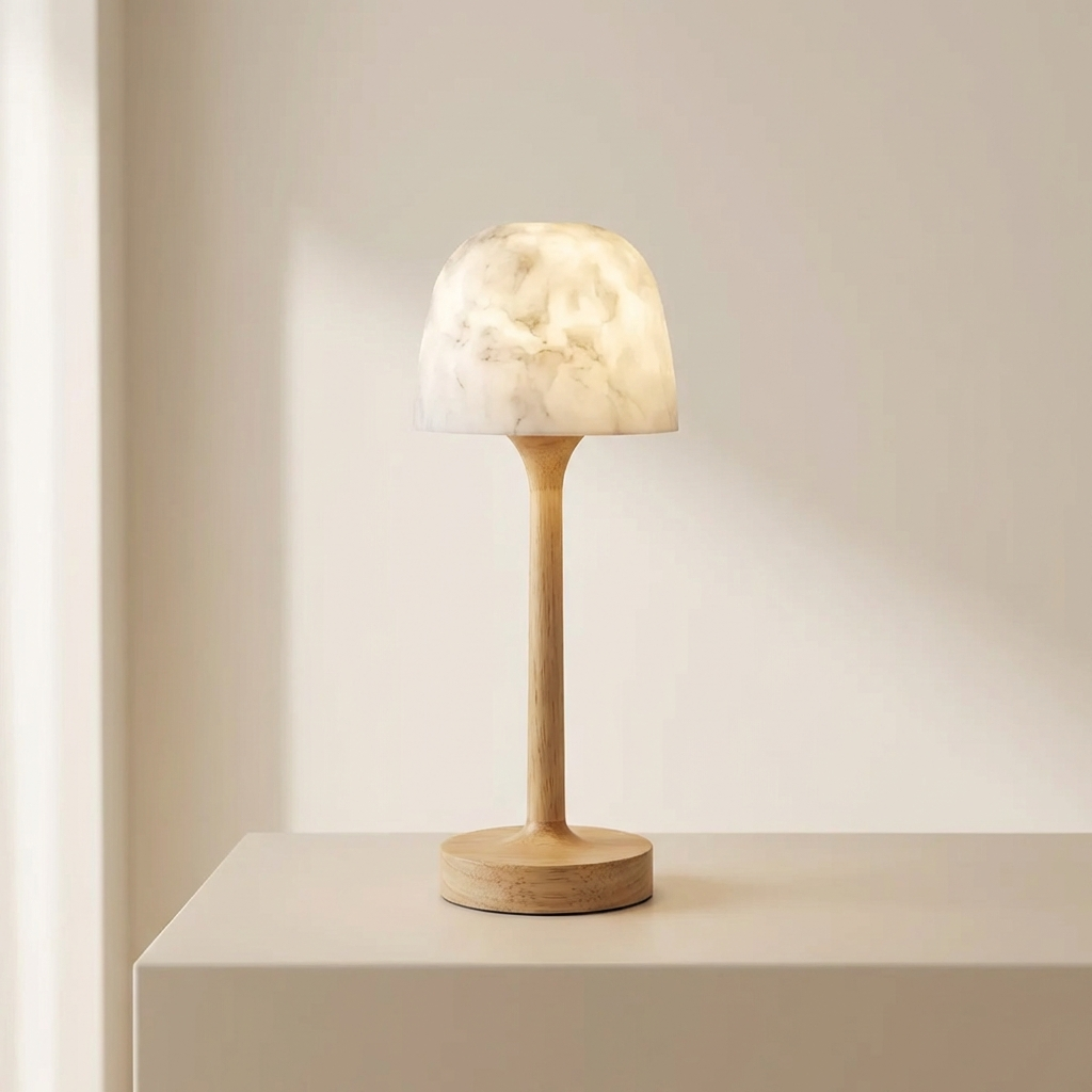 Cordless Star Projector Night Light with Remote Control – 45 Color Combinations and Rechargeable Battery for Ambient Lighting