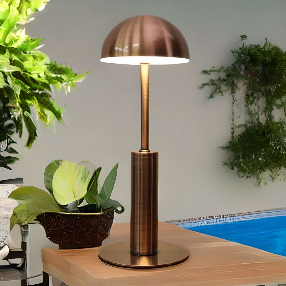 Cordless Table Lamp - Adjustable Warm LED Light with Touch Dimmer 7
