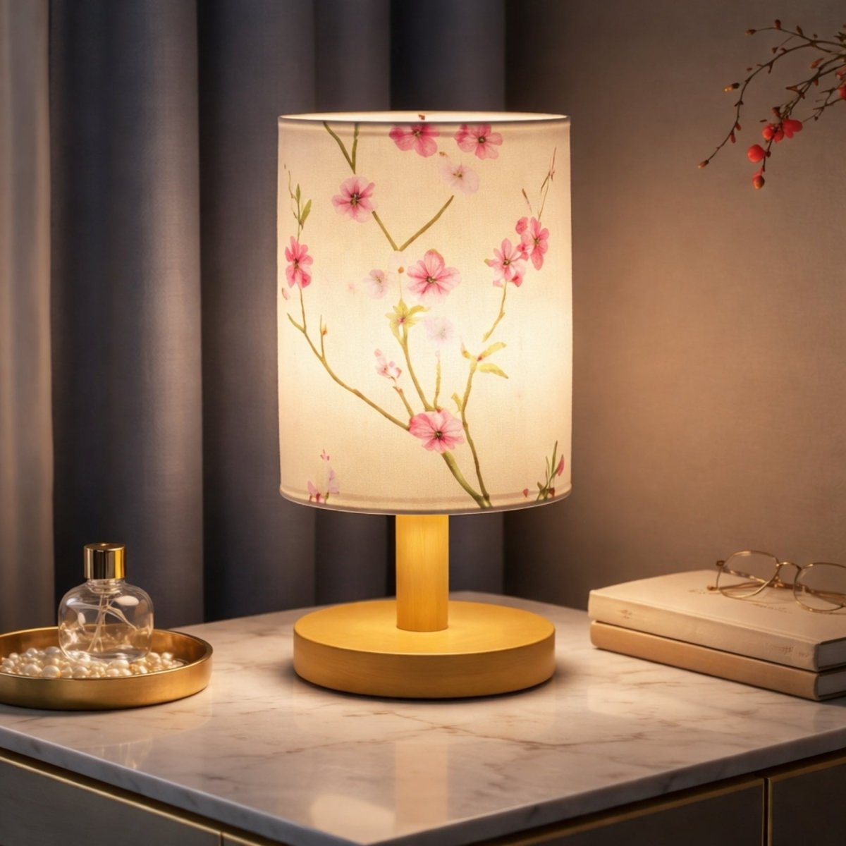 Cordless Table Lamp - Dimmable Bedside Light for Relaxing Ambiance 1