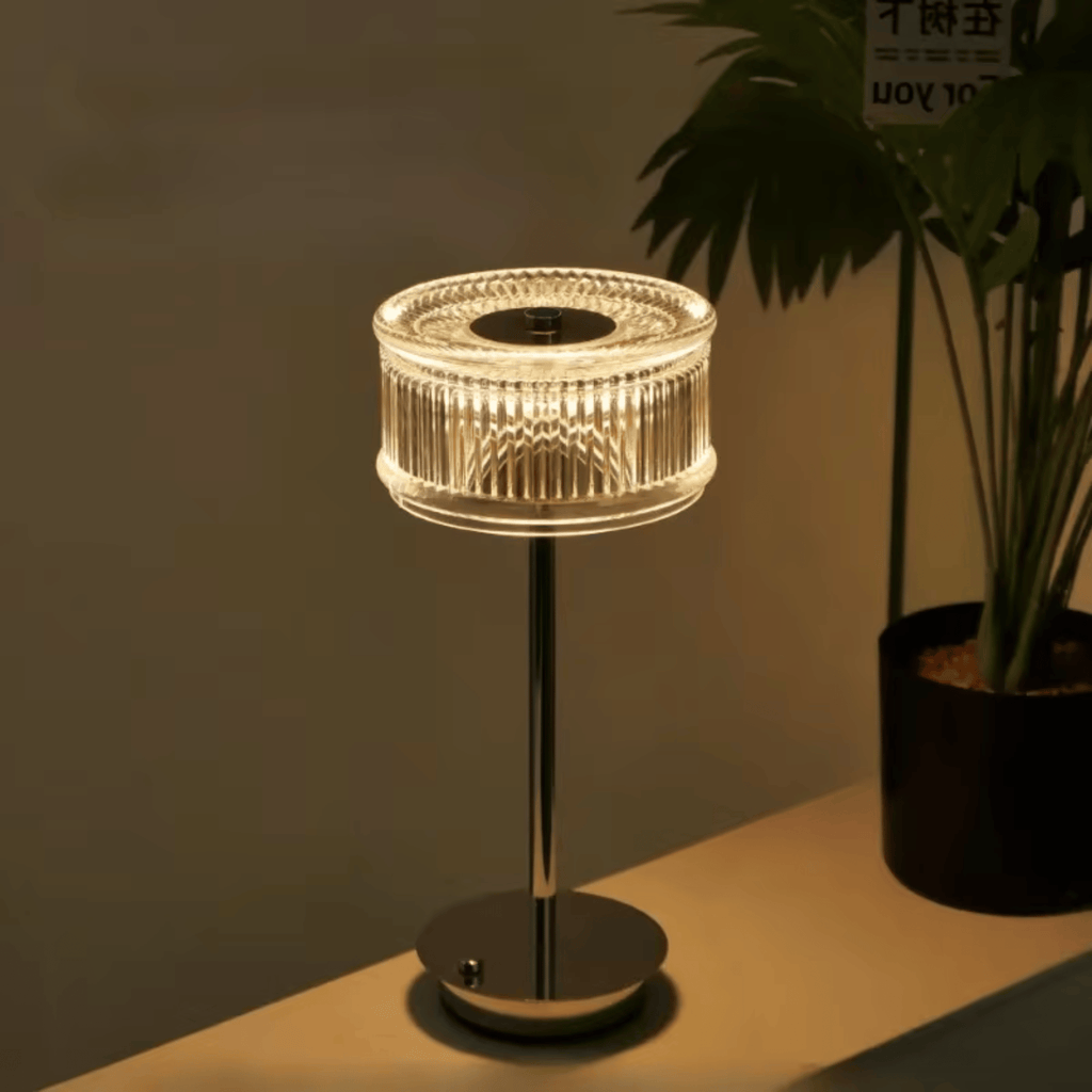 Cordless Table Lamp - Dimmable LED Bedside Lamp with Touch Control 0