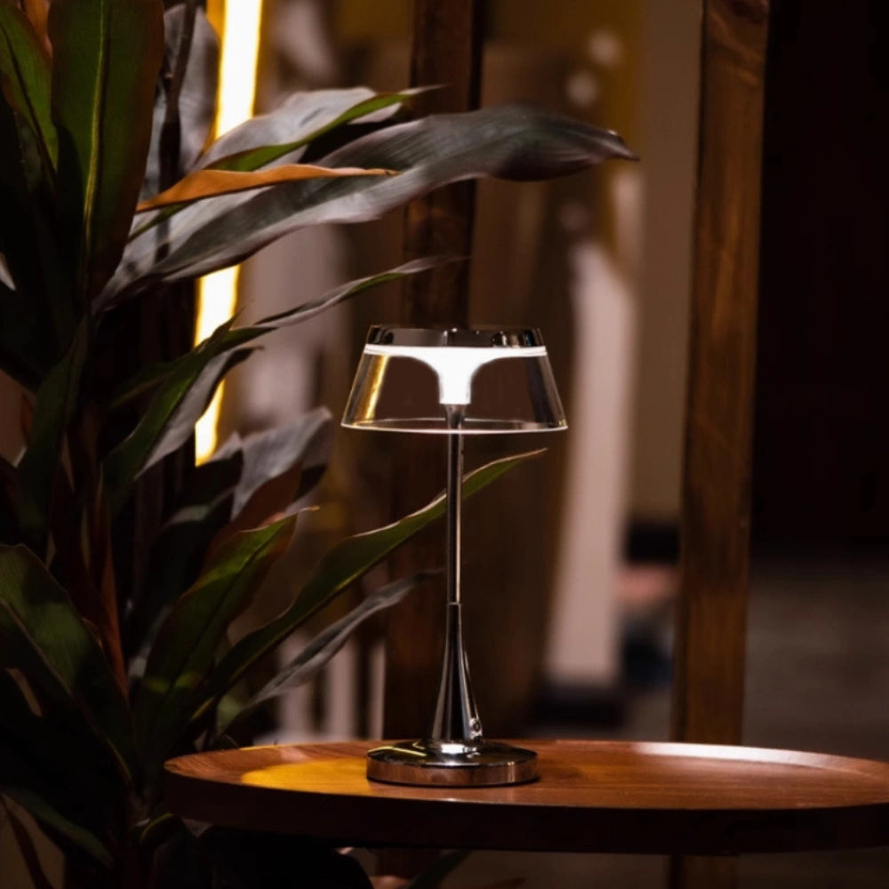 Cordless Table Lamp - Dimmable & Adjustable Lighting for Bedroom 0