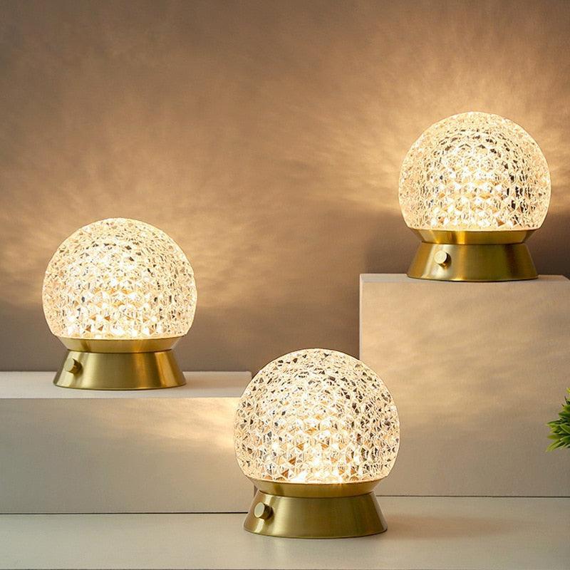 Cordless Table Lamp - Rechargeable LED with Dimmable Tricolor Light 1