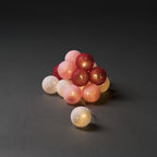 Cotton Ball Fairy Lights - Cozy 3m LED Glow in Soft Pink, White & Red 7