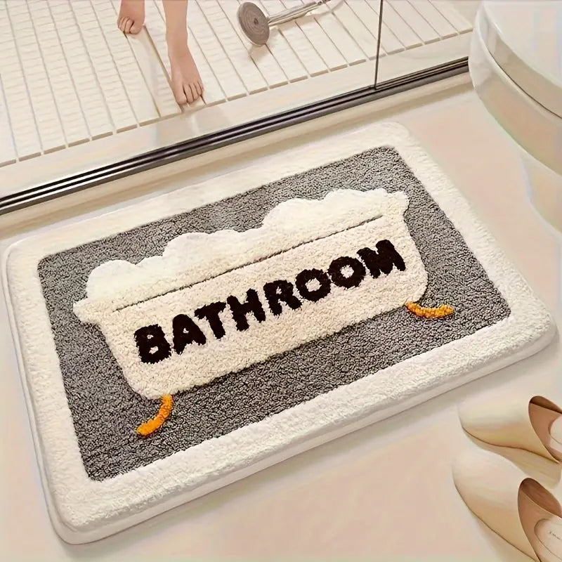 Cozy Non-Slip Bath Mat - Soft Plush Comfort & Safety for Bathrooms 0