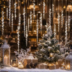 Crystal Icicle Christmas Ornaments for Sparkling Winter Decor 3