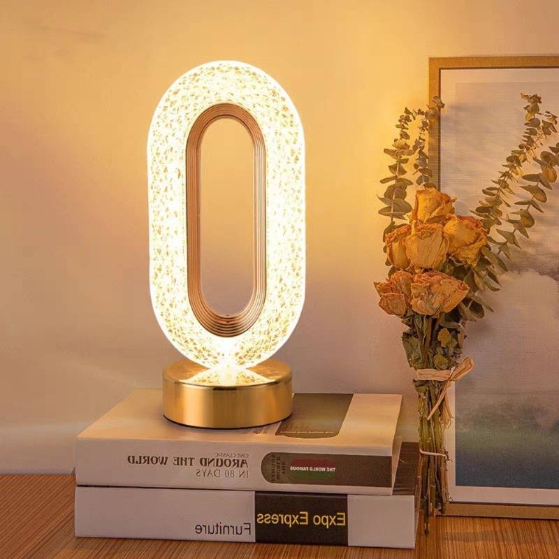 Crystal Table Lamp – Dimmable, Cordless & Adjustable Light Modes 1