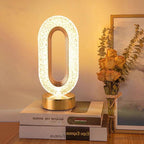 Crystal Table Lamp – Dimmable, Cordless & Adjustable Light Modes 1
