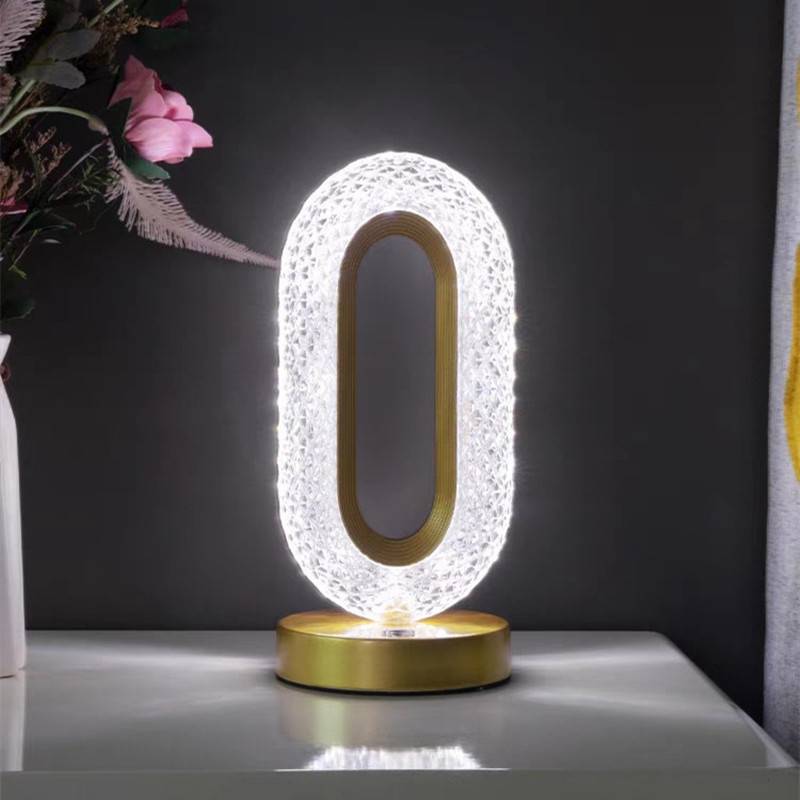 Crystal Table Lamp – Dimmable, Cordless & Adjustable Light Modes 3