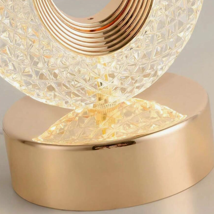 Crystal Table Lamp – Dimmable, Cordless & Adjustable Light Modes 4