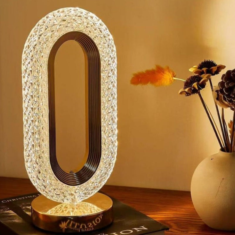 Crystal Table Lamp – Dimmable, Cordless & Adjustable Light Modes 6