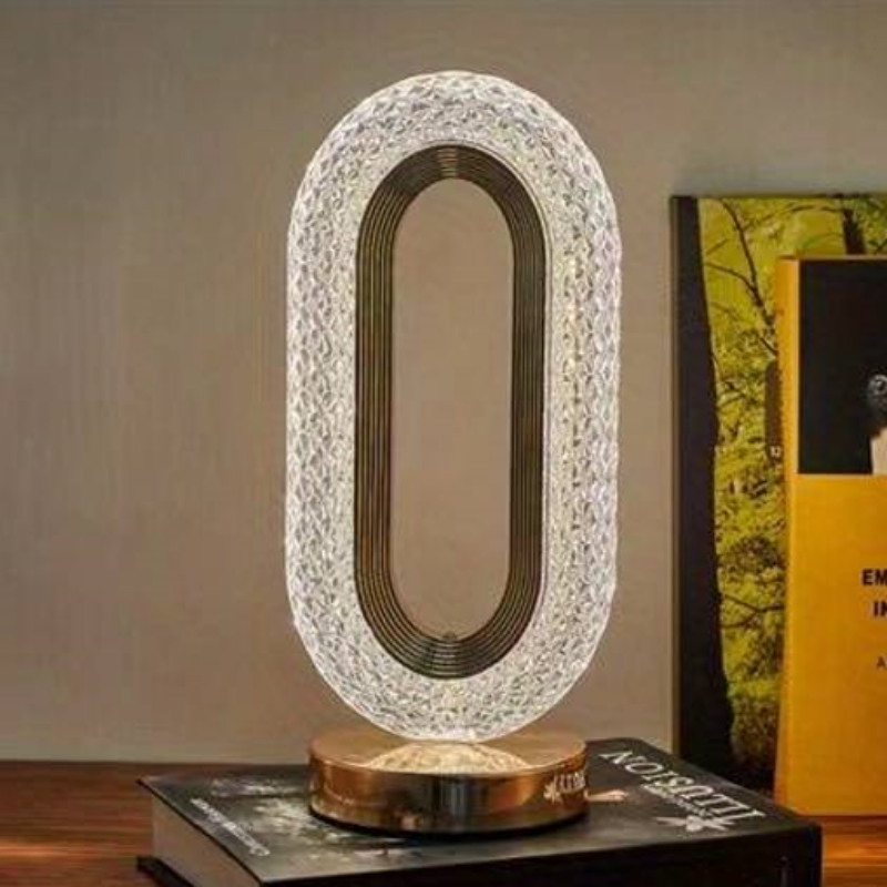 Crystal Table Lamp – Dimmable, Cordless & Adjustable Light Modes 7