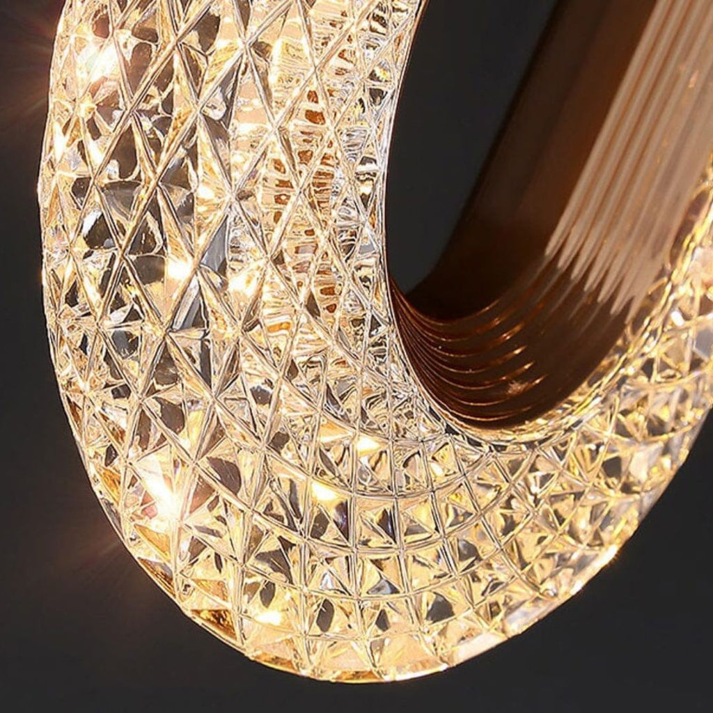Crystal Wall Sconce Lighting - Elegant LED Design for Cozy Ambiance 2